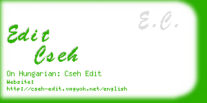 edit cseh business card